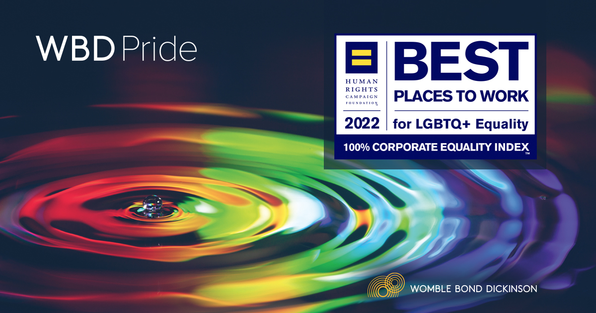 Eight Years in a Row Womble Bond Dickinson (US) Named A Best Place to