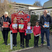 Supporting a local school reading scheme in Plymouth