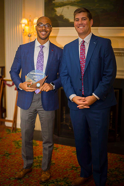 Lawrence Matthews Honored with Winston<40 Leadership Award