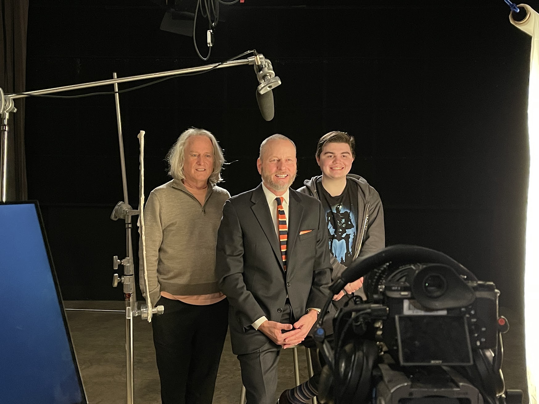 From left to right: Dr. Michael Frierson, Jack Hicks, Chase Gardner