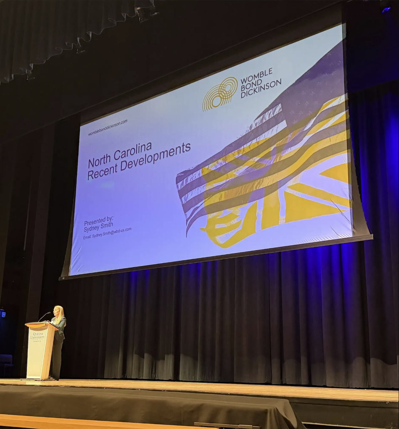 Sydney Smith speaks at the Estate Planning and Wealth Management Forum
