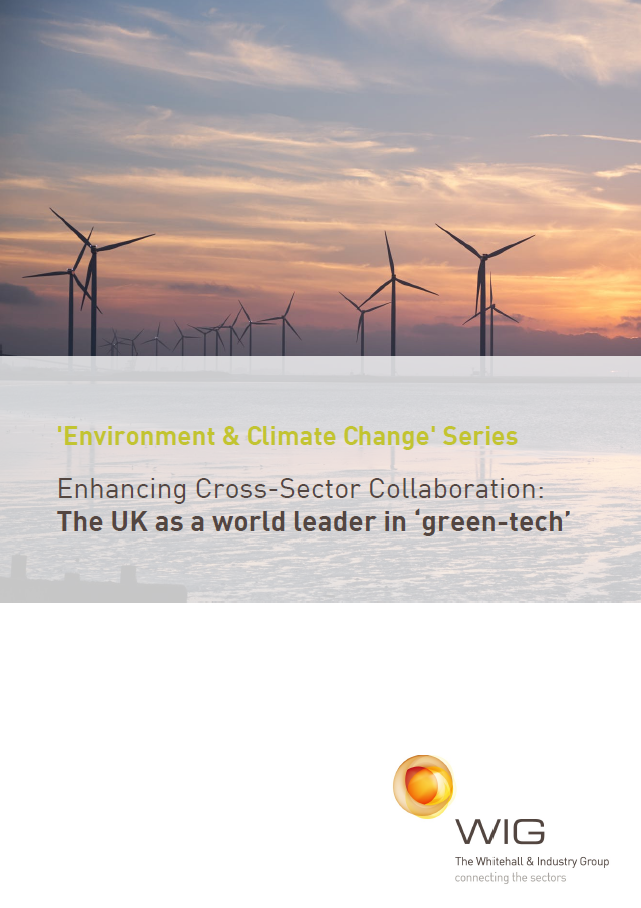 Enhancing cross-sector collaboration: The UK as a world leader in green tech