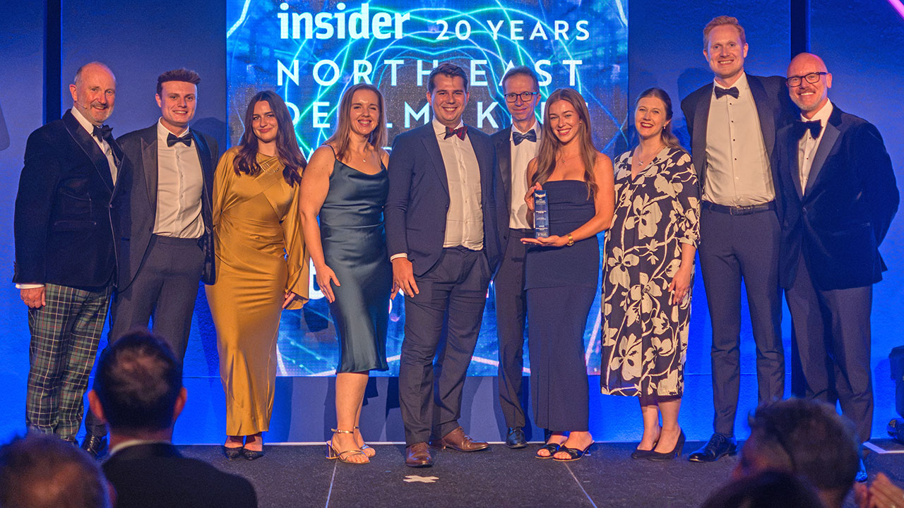 Womble Bond Dickinson's winning team at Insider North East Dealmaker Awards