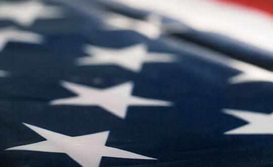 Close-up of the American flag - Photo from Shutterstock (644537197)