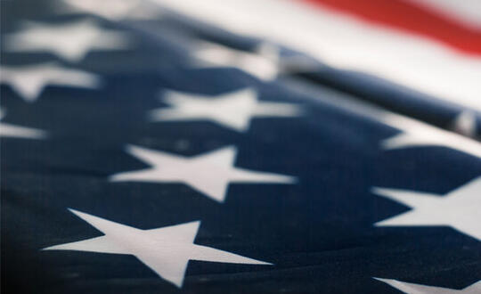 Close-up of the American flag - Photo from Shutterstock (644537197)