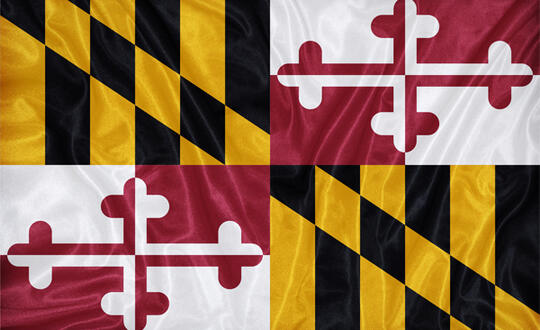 Maryland State Flag (Source: Shutterstock 276714179)