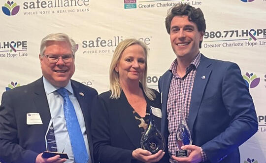 Mark Henriques, Carla Brafford and Alex Buckley 