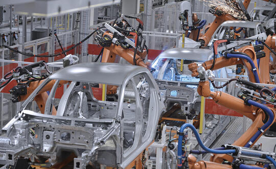 Robotics technology helping build car frames