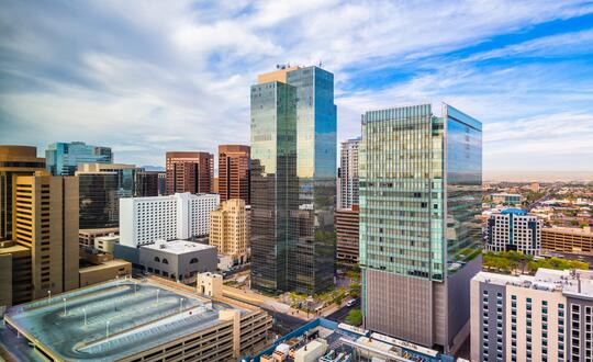 Phoenix, AZ skyline