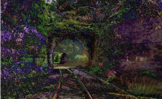 A Recent Entrance to Paradise, via Artnet and the U.S. Copyright Office