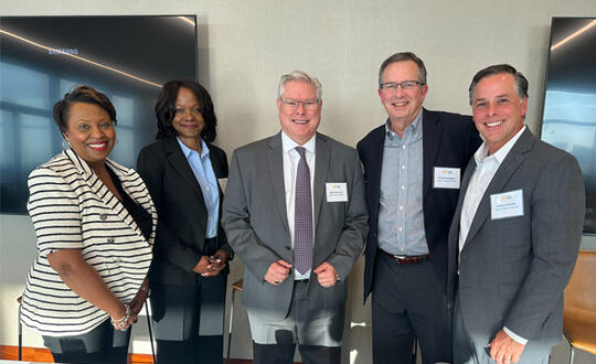 Gail Sharps, Lynne Fuller-Andrews, Mark Henriques, Craig Donaldson, and Patrick Strubbe