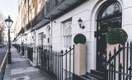 Street of properties