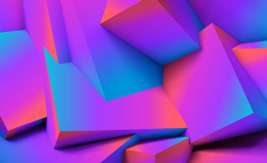 Pink tonal rectangular blocks