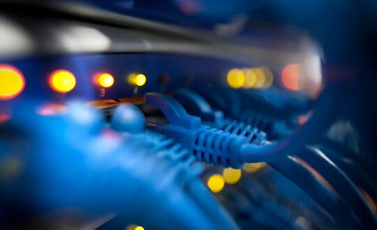 Line of network cables