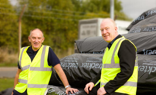 Gordon Donald, managing director at Geofabrics (left) and James Love, partner and Head of IP at WBD (right)
