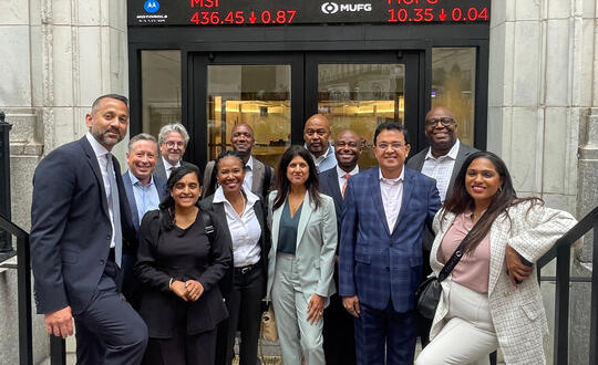Inaugural NxGen COACH Network Governance Training Camp Concludes with Visit to New York Stock Exchange 
