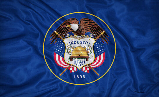 Utah State Flag - Shutterstock 271818776
