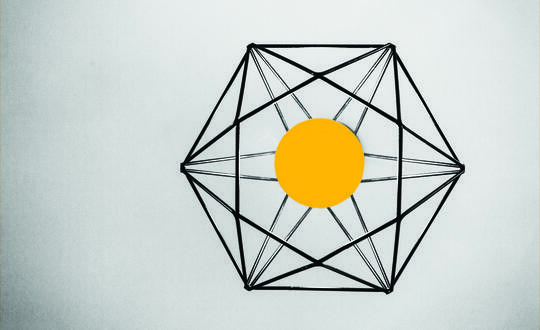 Upward angle of light fixture